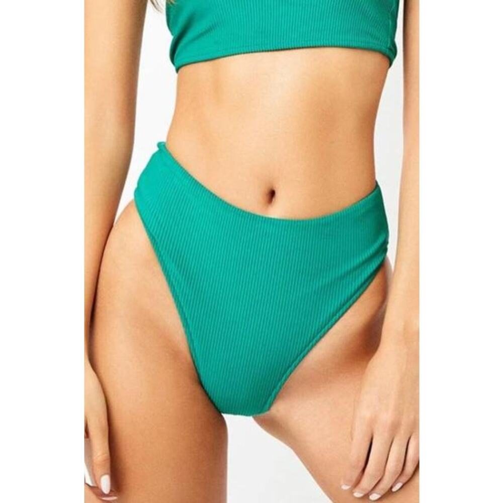 Frankie's Bikinis NWT Jenna Ribbed Bikini Bottom